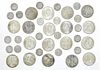 Silver Peace dollar, 1922, together with $10.90 face value in assorted 90% silver coins.