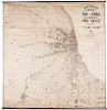 [Chicago. Wall Map] Mitchell, William. Mitchell's Map of Cook and Dupage…