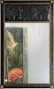 A Neoclassical Ebonized Mirror Height 45 3/4 x width 28 1/4 inches.