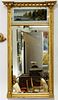 * A Federal Style Giltwood Pier Mirror  Height 44 3/4 x width 24 inches.