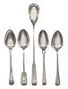 A Set of Four English Table Spoons, ,