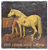 ENGLISH IRON "THE HORSE AND GROOM" PUB SIGN