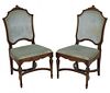(2) LOUIS XVI STYLE SIDE CHAIRS