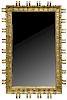 18TH C. LOUIS XVIII CARVED GILTWOOD WALL MIRROR