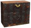 ASIAN LIFT TOP METAL MONTED TANSU CHEST