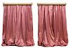 (2)CONTINENTAL GILTWOOD VALENCES & CURTAINS