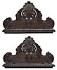 (2) ITALIAN CARVED WOOD ARCHITECTURAL ELEMENTS
