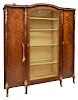 FRENCH MARQUETRY ARMOIRE DISPLAY CABINET