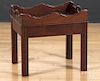 Two bench made walnut tables by S. Yezerski, toget