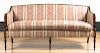 Southwood Federal style inlaid mahogany sofa, 35"