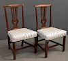 Chippendale side chairs