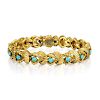 Tiffany & Co. Gold and Turquoise Bracelet