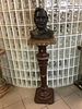 Abraham Lincoln bronze  bust signed in the bronze.<BR>Height of bust 16 inches.