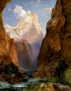 THOMAS MORAN (1837-1926), The Rio Virgin, Southern Utah (1917)