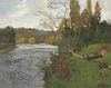 Frits Thaulow (1847-1906) Norwegian Landscape Painting