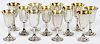 INTERNATIONAL LORD SAYBROOK STERLING WATER GOBLETS