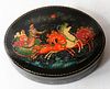 USSR LACQUER OVAL BOX
