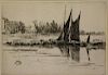 WHISTLER, James A. McNeill. Etching "Hurlingham".