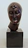 NADELMAN, Elie. Bronze Sculpture "Head of a Woman"