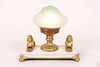 Art Deco Figural Table Lamp w/ Sphinxes