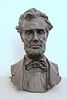 BISSELL, George E. Patinated Bronze Bust of