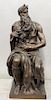 SAUVAGE, Ron, Liod. Patinated Bronze Sculpture