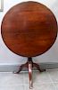 Antique Mahogany Tilt Top Table with Birdcage.