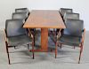 Midcentury Kai Kristiansen Dining Chairs and Table