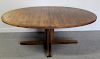 Midcentury Brazilian Rosewood Dining Table.