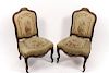 Pair of Early 20th C. Continental Salon Chairs