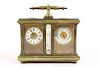 French Fin de Siecle Gilt Bronze Weather Station