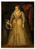 Italian School, (Venice, 17th Century), Titian-Haired Lady, Richly Attired, with Young Attendant