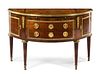 A Louis XVI Gilt Bronze Mounted Marquetry Commode Height 32 5/8 x width 53 x depth 20 inches.