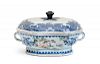 A Chinese Export Tureen Width 14 3/8 inches.