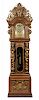 A Monumental Victorian Carved Oak Eight-Tube Case Clock Height 118 inches.