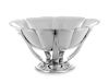 An American Silver Bowl, Frank M. Whiting & Co., North Attleboro, MA, the scalloped circular bowl with fluted sides, raised o