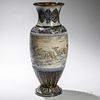 Large Doulton Lambeth Stoneware Hannah Barlow Decorated Vase