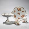 Four Pieces of Herend "Fortuna" Pattern Porcelain Tableware,      Four Pieces of Herend "Fortuna" Pattern Tableware