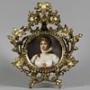 German Porcelain Plaque of Queen Louisa of Prussia