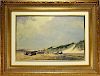 Roy Petley Impressionist Beach Scene Dune Painting