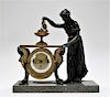 1830 French Ormolu Bronze Diminutive Mantel Clock