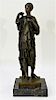 19C. French Neoclassical Bronze Sculpture of Woman