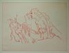 Claes Oldenburg Erotic Fantasy Colored Etching