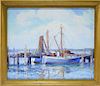 George A. Renouard Impressionist Nautical Painting