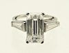 Lady's Platinum 5.99CT Diamond Engagement Ring