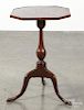Pennsylvania cherry tray top candlestand, early 19th c., 28'' h., 20 1/4'' w., 17 3/4'' d.