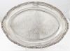English silver platter, 1805-1806, bearing the touch of Digby Scott & Benjamin Smith, 13'' l., 19'' w.