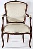 Vintage Louis XV-Style Fauteuil Chair