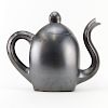 Michael Sherrill, American (b.1954) Barium Glaze Pottery Teapot.