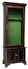 LONG GUN FITTED GLASS FRONT DISPLAY CABINET
